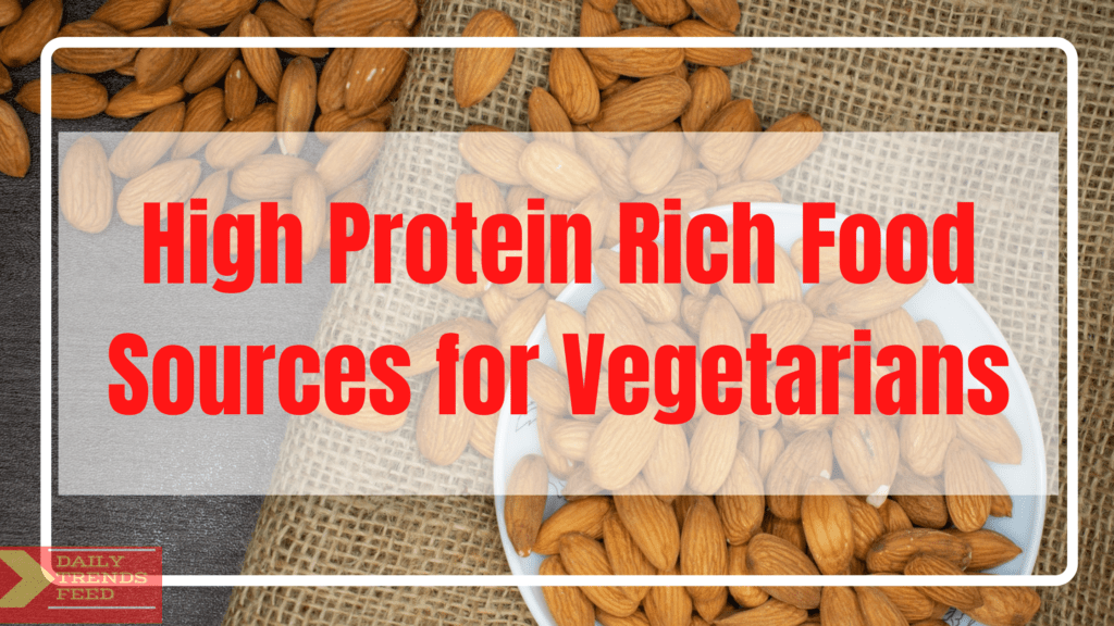 High Protein Rich Food Sources for Vegetarians