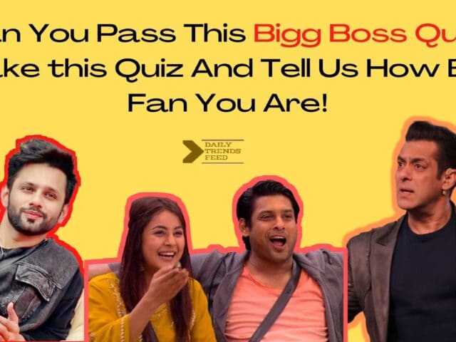 Can You Pass This Bigg Boss Quiz? Take this Quiz And Tell Us How Big Fan You Are!