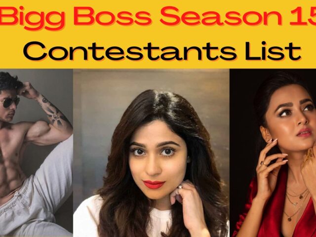 Bigg Boss 15 Contestants: Check out the Confirmed Bigg Boss 15 Contestants List Here