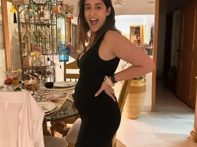 Ileana D’Cruz Flaunts Baby Bump in Gorgeous Black Dress! Check Now!