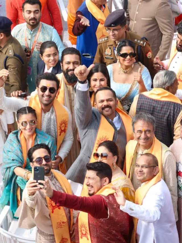 Ram Mandir Grand Opening: Celebrities Flock For Inauguration!