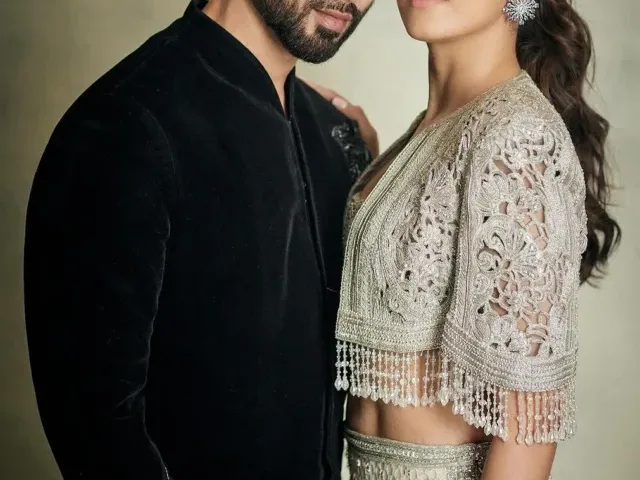 Shahid Kapoor & Mira Rajput’s Ethnic Looks At Ambani’s Pre-Wedding!