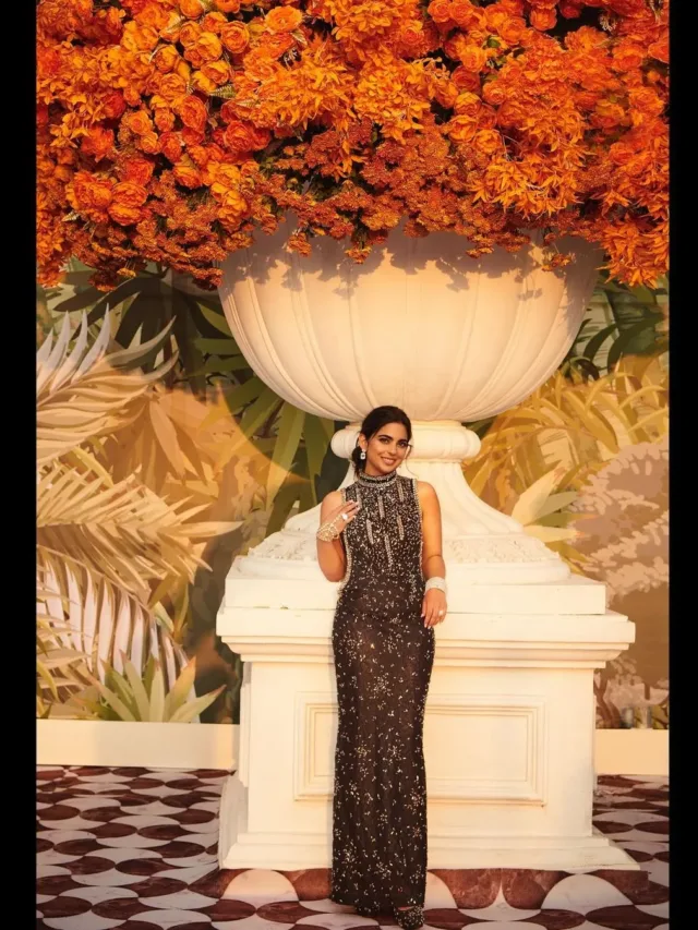 Isha Ambani Dazzles In Black Chanel at Anant’s Pre-Wedding Event!