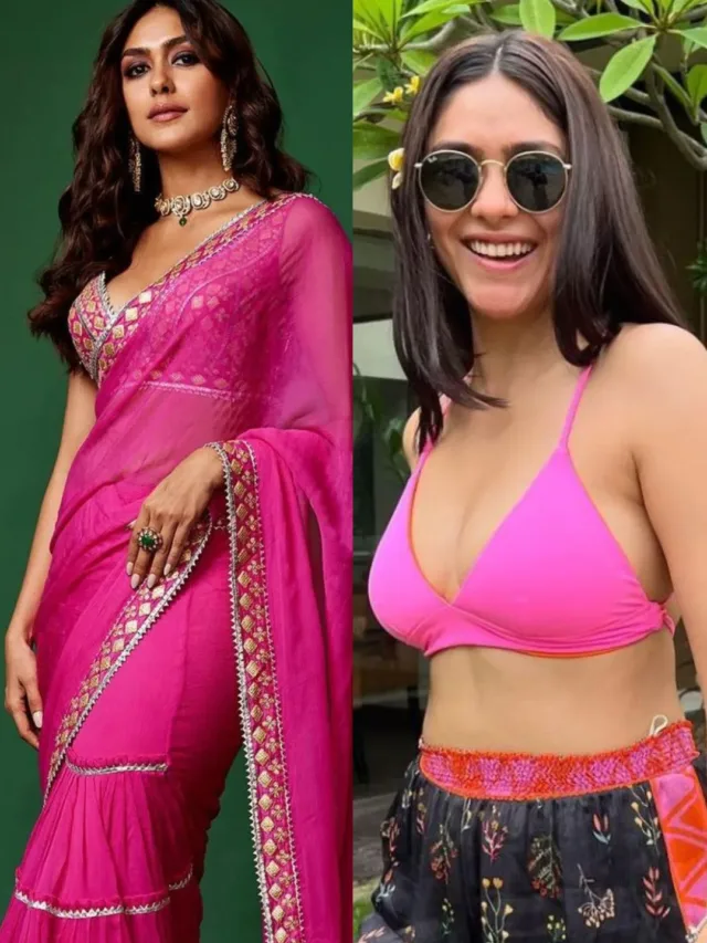 Saree Siren To Beach Babe: Mrunal Thakur’s Fashion Journey Revealed