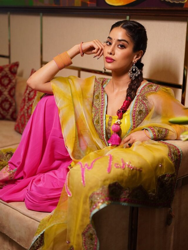 Janhvi Kapoor’s Vibrant Punjabi Kudi Look For Mr. & Mrs. Mahi!