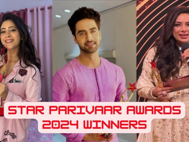 Star Parivaar Awards 2024 Winners: Big Wins For Rupali Ganguly, Gaurav Khanna, And Ankit Gupta!