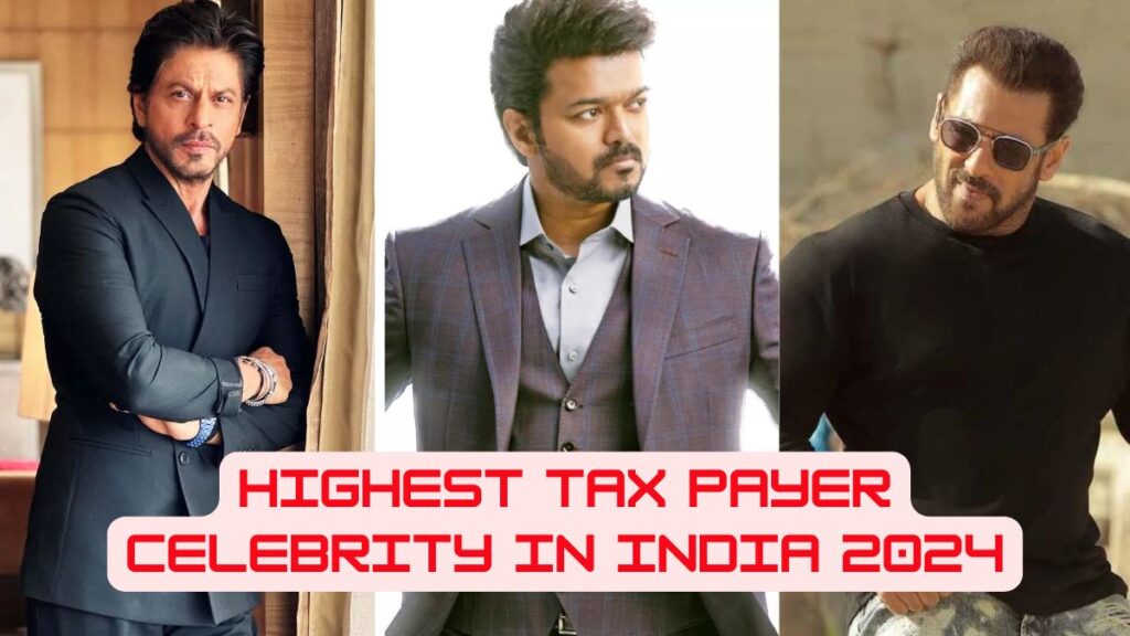 Highest Tax Payer Celebrity In India 2024: Shah Rukh Khan Tops!