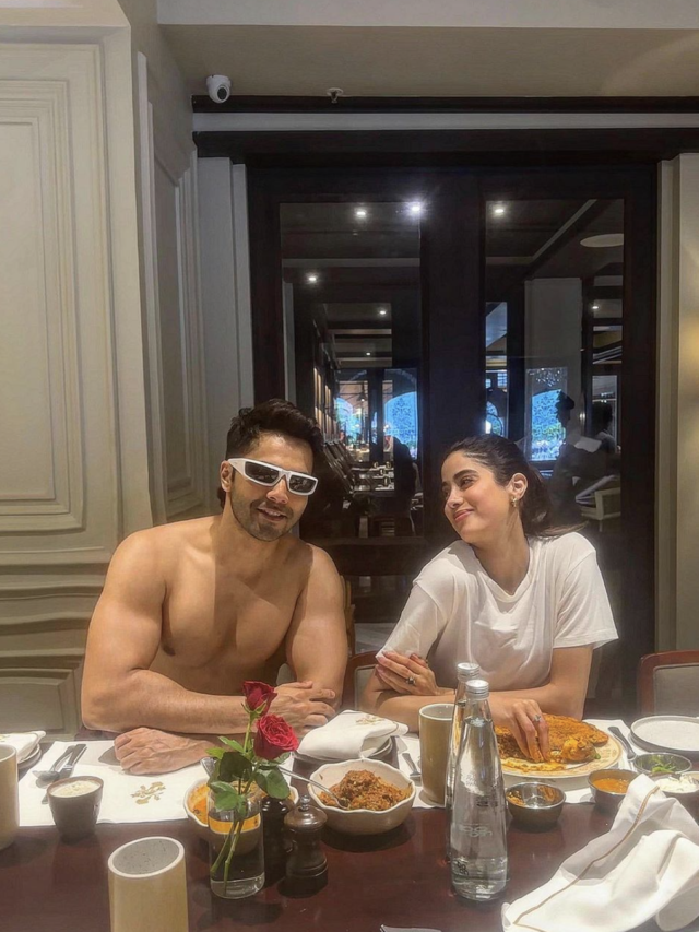 Varun Dhawan’s Shirtless Breakfast Club Moment With Janhvi Kapoor!