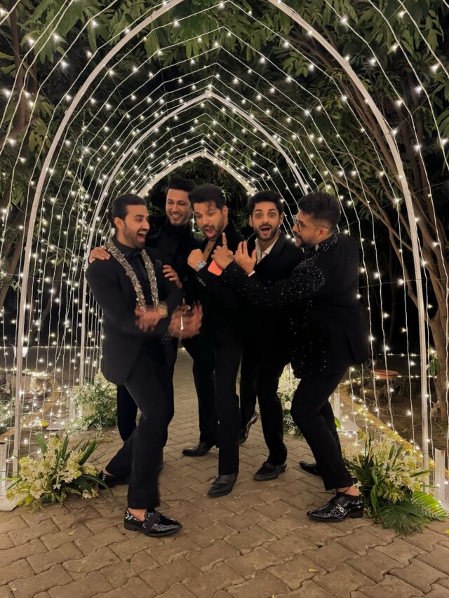 Karan Wahi Posts Photos With Friends At Surbhi Jyoti’s Wedding