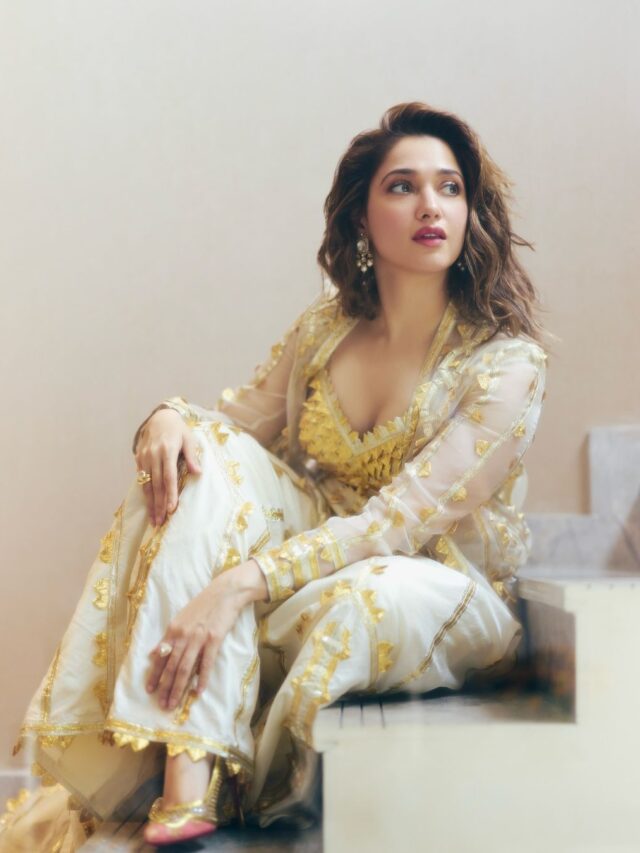 Tamannaah Bhatia’s Golden Anarkali Is Perfect For Wedding Season