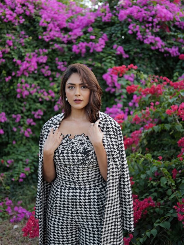 Mrunal Thakur’s Latest Monochrome Look Is A Masterclass In Elegance