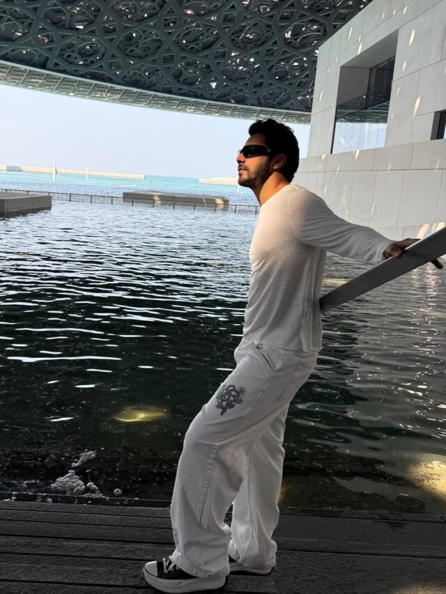 Varun Dhawan Stuns In Vibrant Abu Dhabi Photos!