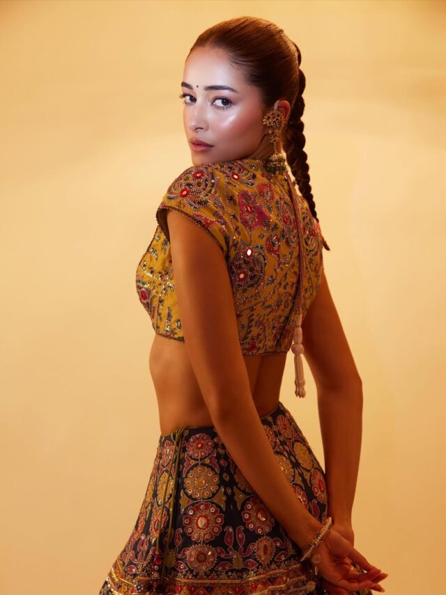 Ananya Panday’s Golden Lehenga Magic Lights Up The Internet