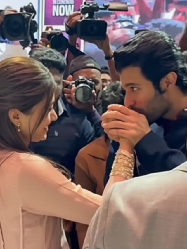 Vijay – Rashmika’s Cute Moment At ‘The Girlfriend’ Event Goes Viral