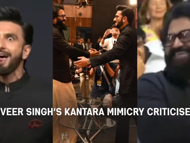 Ranveer Singh’s Kantara Act Criticised By Netizens for Being ‘Insensitive’ at Public Event