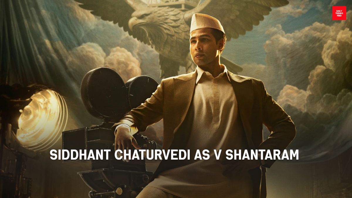 Siddhant Chaturvedi Set To Portray Legendary Cinema Icon V Shantaram